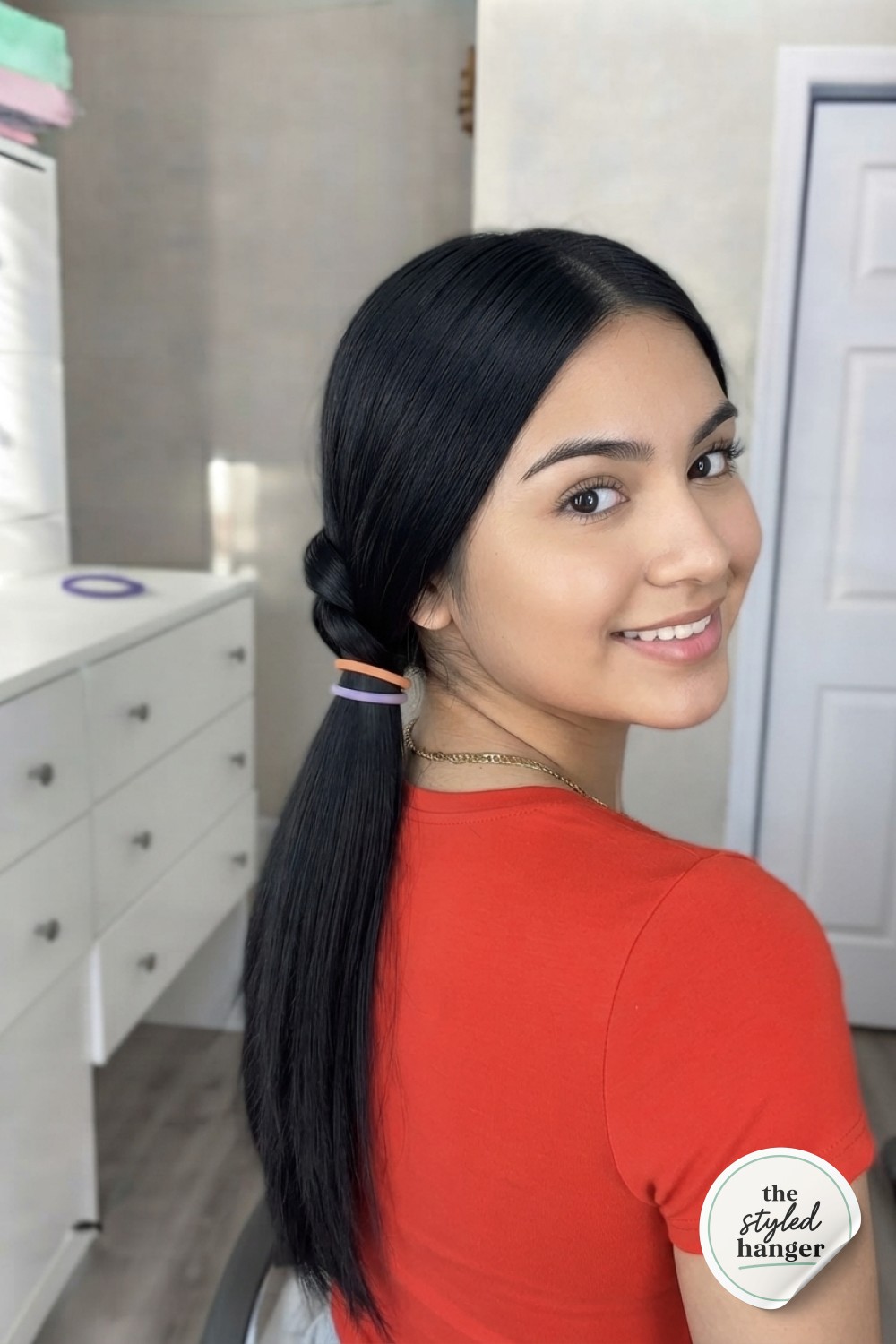 The Hair Tie Ponytail Hack That Fakes A Salon Blowout In 5